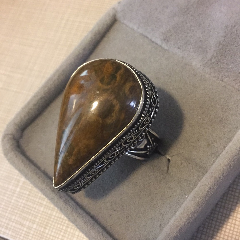 NEW Ocean Jasper Gemstone Ring
